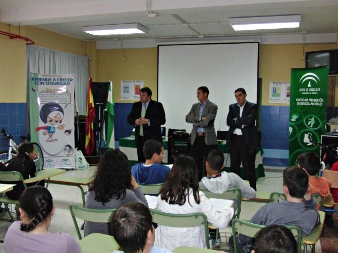 La Junta acerca la prevención de riesgos a 470 alumnos de Primaria