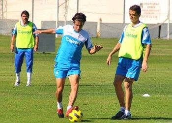 Pablo Sánchez jugó ante el Nastic con un esguince de tobillo