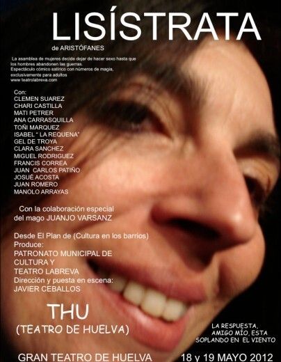 La Compañía de Teatro de Huelva estrena este viernes 'Lisístrata'