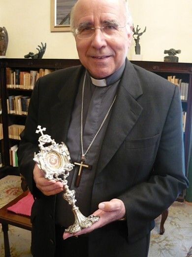 Una reliquia con sangre de Juan Pablo II será guardada en una habitación del Obispado