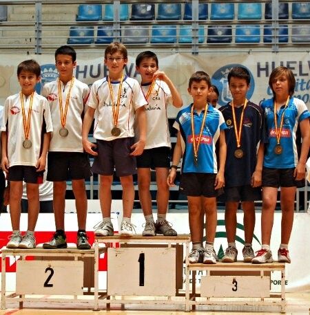 Tres medallas onubenses en los Nacionales Sub 15 y Sub 11