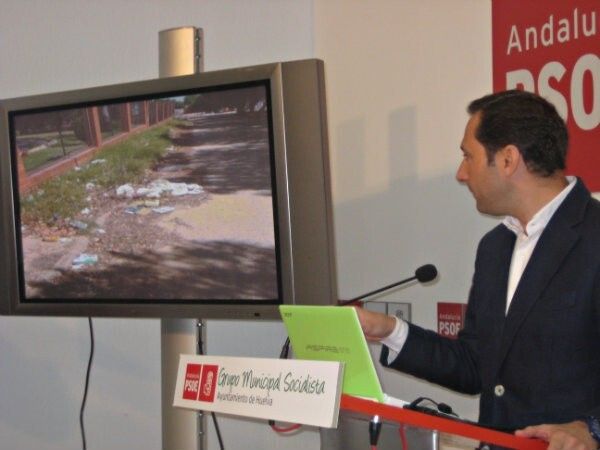 El PSOE asegura que Huelva 'cuenta con los peores parques y zonas verdes de Andalucía'