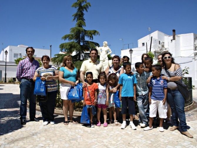 Recepción del Ayuntamiento de Aljaraque a los niños saharauis