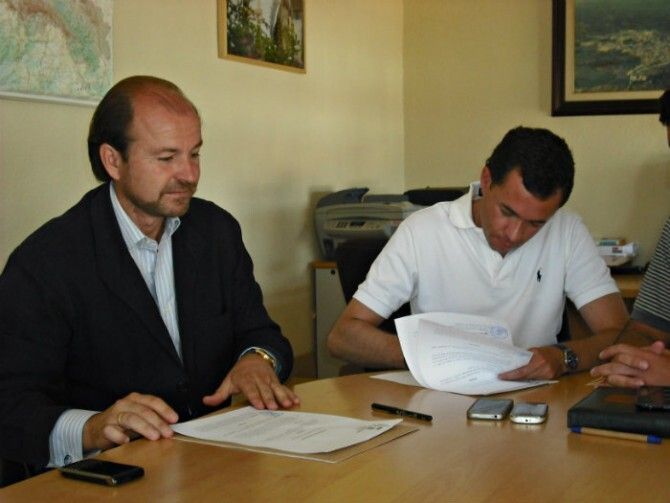 Cortegana y Jamón de Huelva firman un convenio de apoyo a las Jornadas Medievales