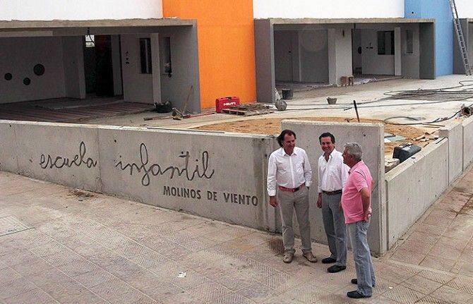 Recta final para la construcción de la guardería 'Molinos de Viento' de Gibraleón