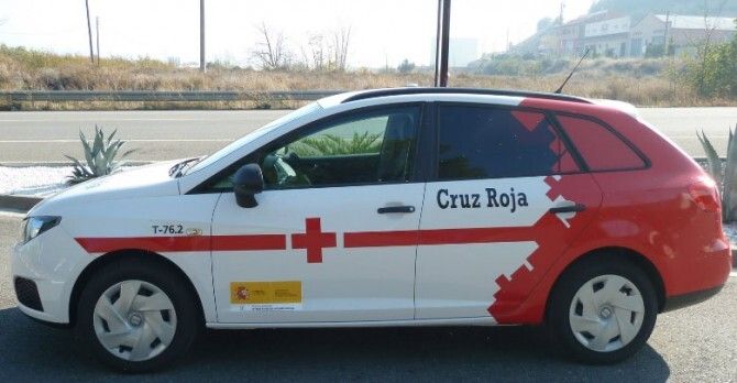 Cruz Roja cuenta con un nuevo vehículo gracias a la participación en el Sorteo de Oro