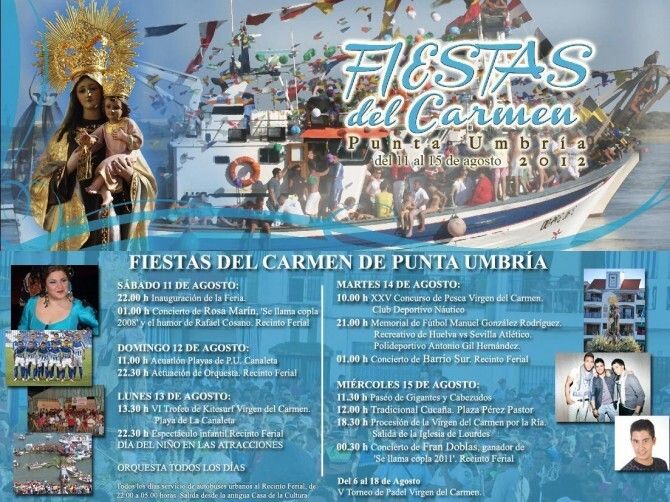 Punta Umbría celebra sus fiestas del Carmen desde este fin de semana
