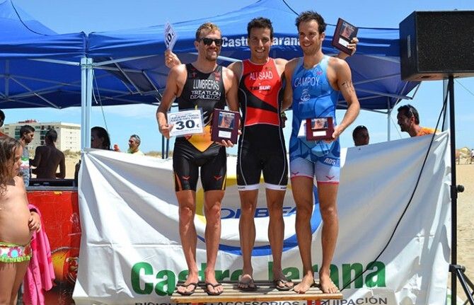 Samer Ali Saab gana el primer acuatlón 'Playas de Punta Umbría'