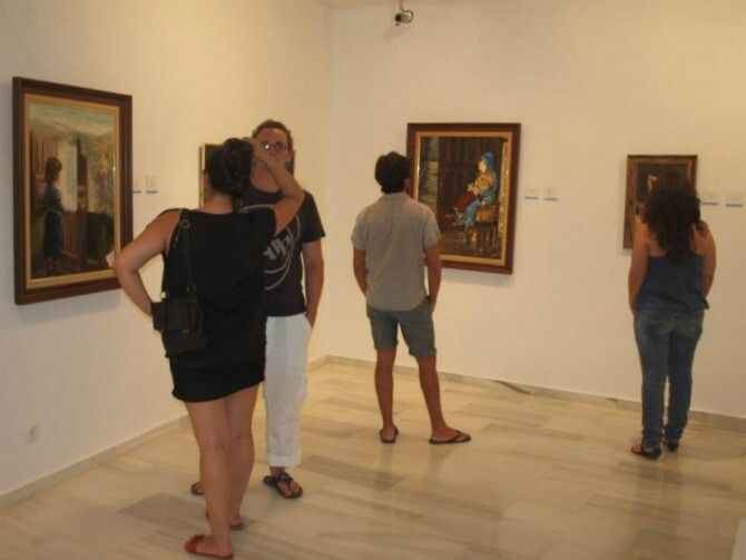 Martín Gálvez expone una ‘Antolojía’ de sus obras en su Nerva natal