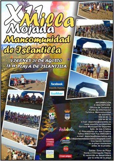 La playa de Islantilla acogerá la XII edición de su tradicional Milla Mojada