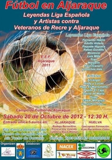Hierro, Gordillo, Mostovoi, entre otros, este sábado en Aljaraque