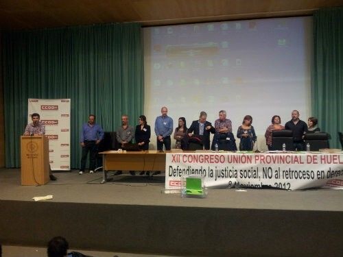 Emilio Fernández, reelegido como secretario general de CCOO de Huelva