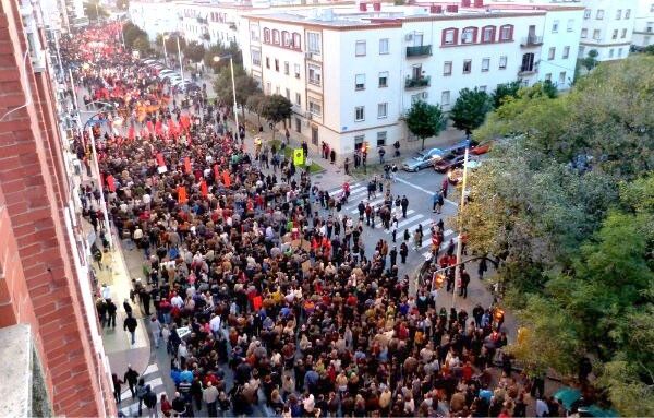 Baile de cifras en una manifestación tildada de “histórica” por los sindicatos