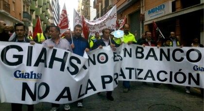 La asamblea de Giahsa da una tregua a la dirección y suspende la huelga indefinida