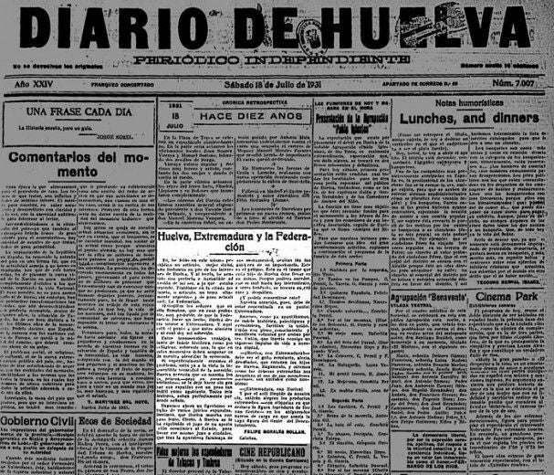 La voz onubense frente al regionalismo andaluz (I)