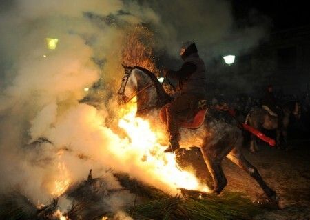 El Observatorio Justicia y Defensa Animal denuncia la 'ilegalidad' de las 'Luminarias' en Alosno