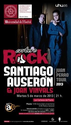 Santiago Auserón, en las Cocheras del Puerto