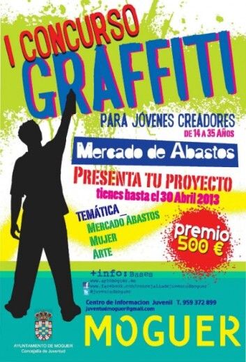 500 euros de premio para el mejor graffiti en Moguer