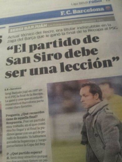 El runrún: Las malas formas de Sergi Barjuan