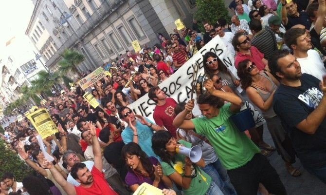 Democracia Real Ya convoca para este domingo una nueva manifestación en Huelva