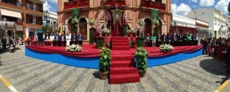 El Simpecado de San Juan llevará al Rocío la Medalla de Oro de la Villa