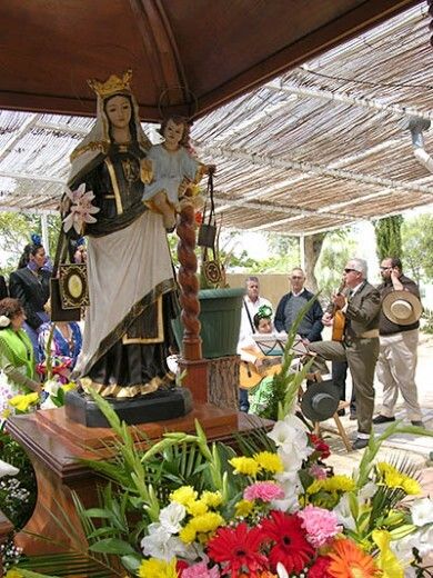 Mazagón vive hasta el domingo su Romería en honor a la Virgen del Carmen