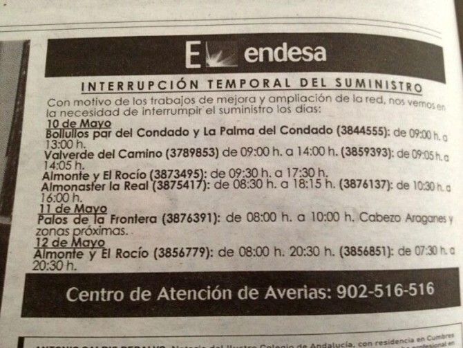 El runrún: Endesa se lava las manos