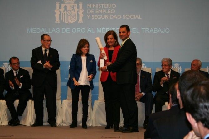 Fresón de Palos recibe la Medalla de Oro al Mérito en el Trabajo