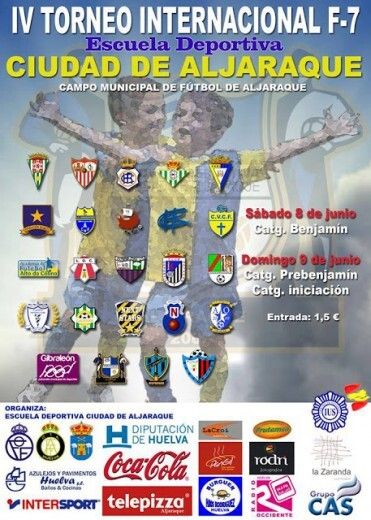 600 niños de 40 equipos participarán en el IV Torneo de Fútbol 7 Escuela Deportiva Ciudad de Aljaraque