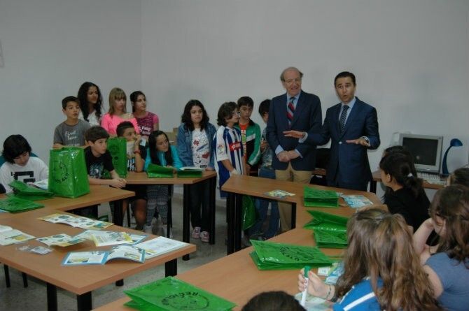 Los escolares onubenses conocen las ventajas del reciclaje