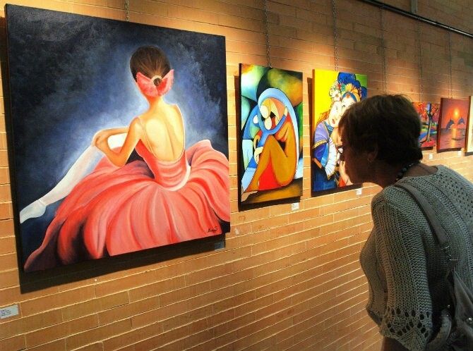 Exposición del Aula Municipal de Pintura  de Aljaraque