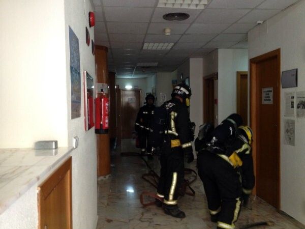 La Unidad de Rehabilitación del Área de Salud Mental de Huelva acoge un simulacro de incendio