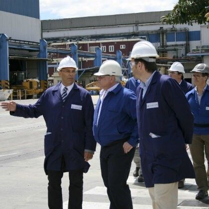 Visita institucional de Caraballo a Atlantic Copper