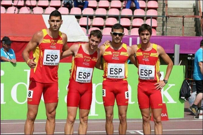 Juanma García alcanza la final del relevo 4x400 del Europeo Sub 23