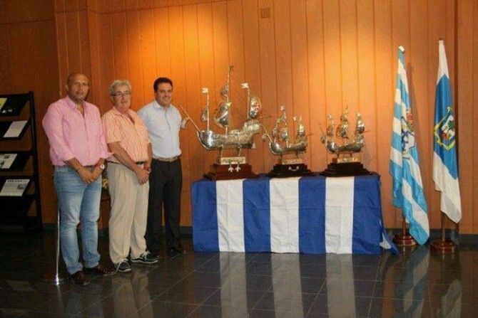 El Centro Sociocultural de San Juan expone las carabelas de plata del Trofeo Colombino