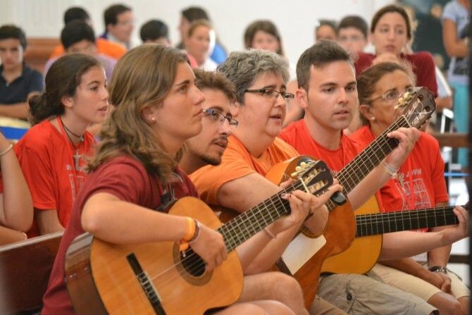 Los jóvenes andaluces se suman desde El Rocío a la JMJ de Río de Janeiro