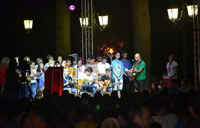 Todo listo en el Rocío para cerrar un encuentro de jóvenes 'llenos de momentos de fe y fiesta'