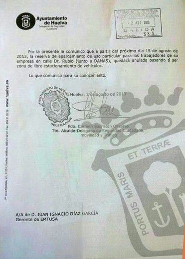 El Ayuntamiento deja sin aparcamiento a los trabajadores de Emtusa