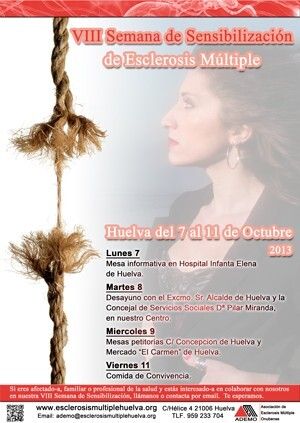 Ademo celebra la Semana de Sensibilización Esclerosis Múltiple en Huelva