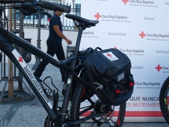 Cruz Roja incorpora bicicletas a su equipo de Socorros para atender emergencias en lugares de difícil acceso