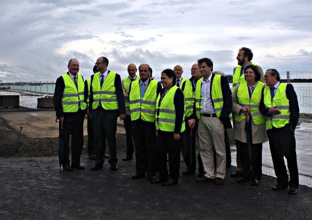El Consejo de Administración del Puerto de Huelva conoce los avances de las obras del Paseo de la Ría