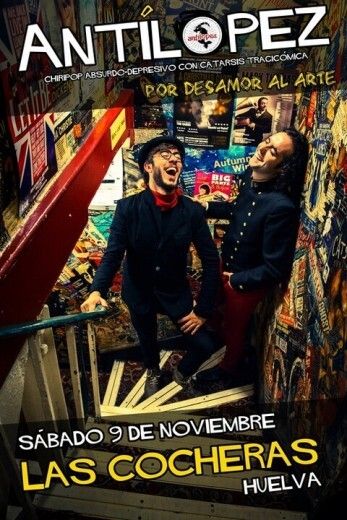 El dúo Antílopez, en Las Cocheras de El Puerto el día 9 de noviembre