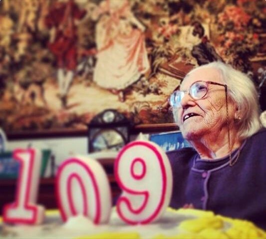 La vecina de Palos Amparo Martín cumple 109 años