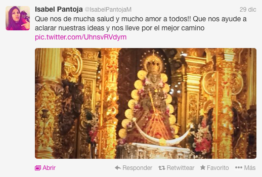El runrún: ¿Penitencia rociera para Chabelita?