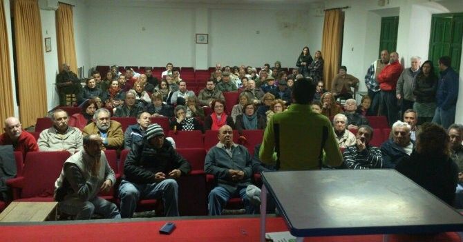 Los vecinos de Valdelamusa reclaman empleo a Matsa como contraprestación al “ruido y la contaminación”