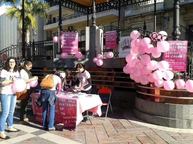 Las matronas onubenses reivindican la contratación de profesionales en los centros de salud del SAS
