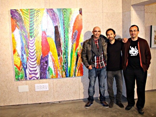 'Orígenes', del pintor triguereño Nolasco, ya se puede visitar en la sala 'Clandestino' de San Juan del Puerto