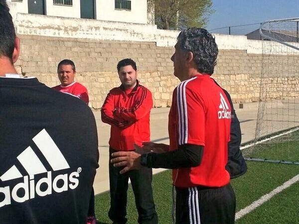 Santisteban imparte un curso de entrenamiento de porteros en Jaén