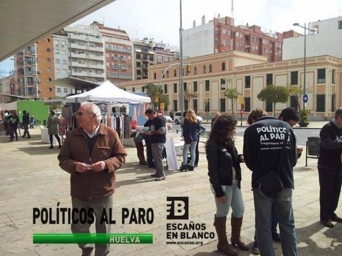 Gran acogida de Escaños en blanco entre los onubenses