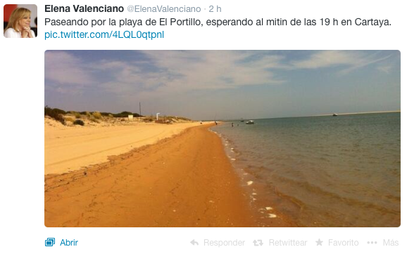 El runrún: Elena Valenciano se relaja en El Portillo